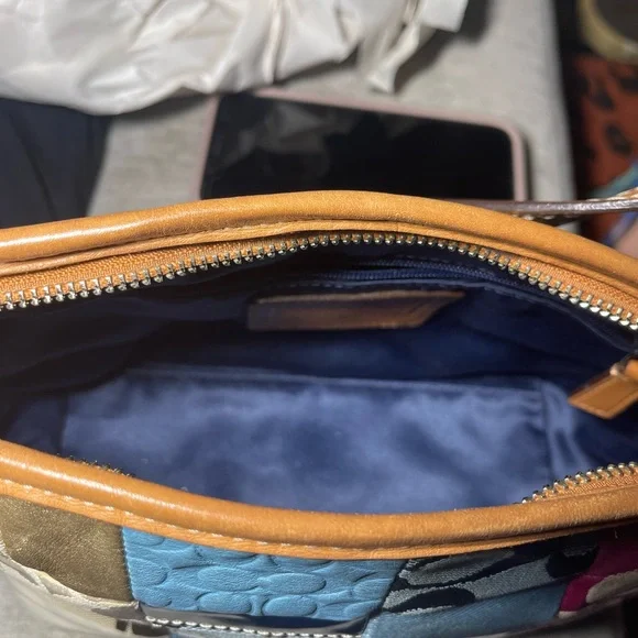 Coach Colorful Patchwork Shoulder Bag - Picture 6 of 7